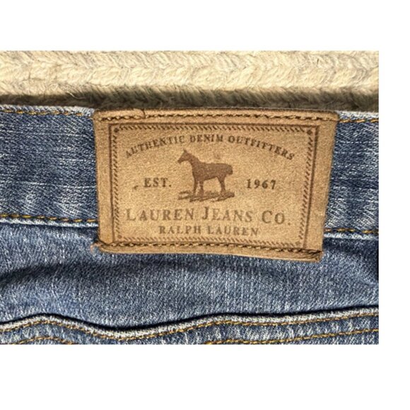 Lauren Jeans Co. Ralph Lauren Women's Boot Cut Denim Jeans Size 12 - Picture 7 of 7